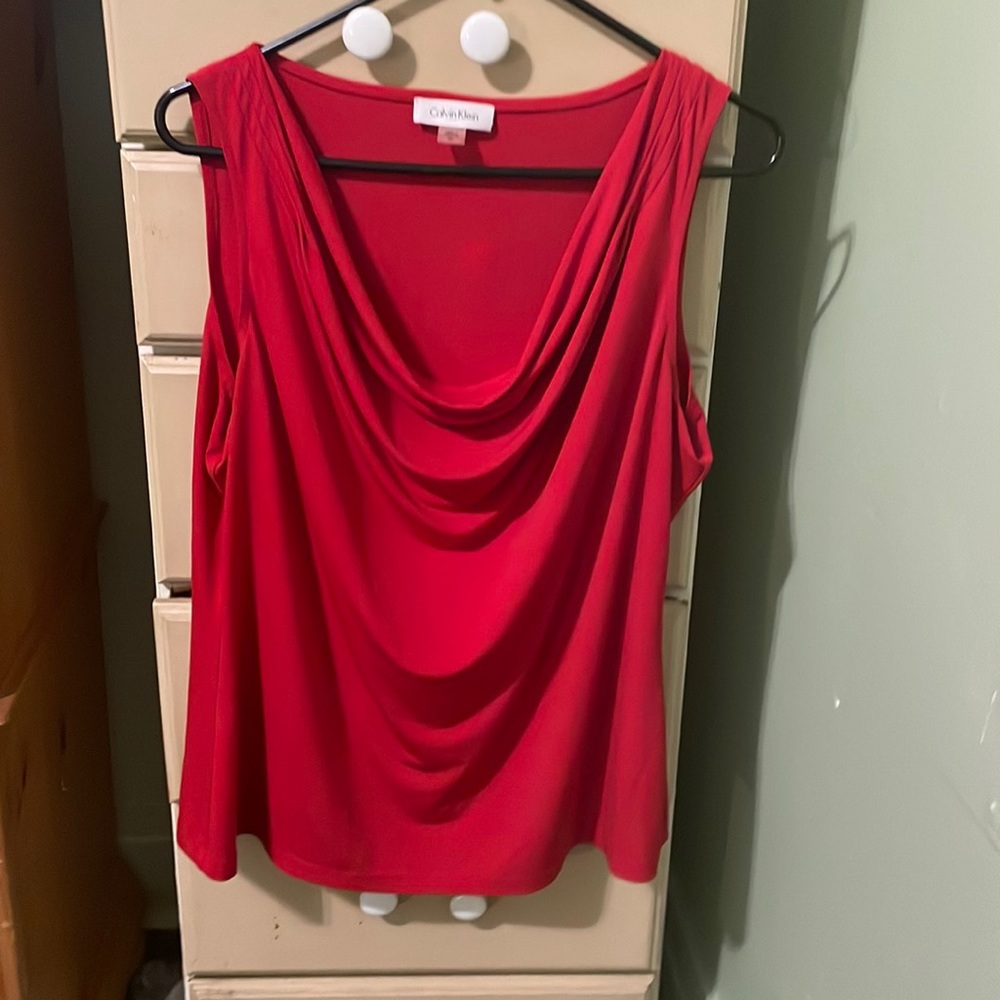 XL Calvin Klein low cut blouse.